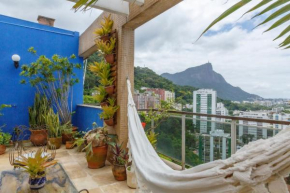 Cobertura duplex com vista panoramica na Gavea